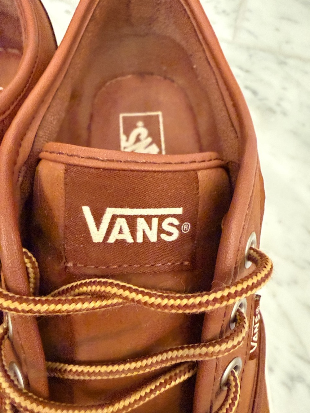 Vans Men’s Atwood Sneakers in color Leather Brown, Size 11.5 - Picture 3 of 8
